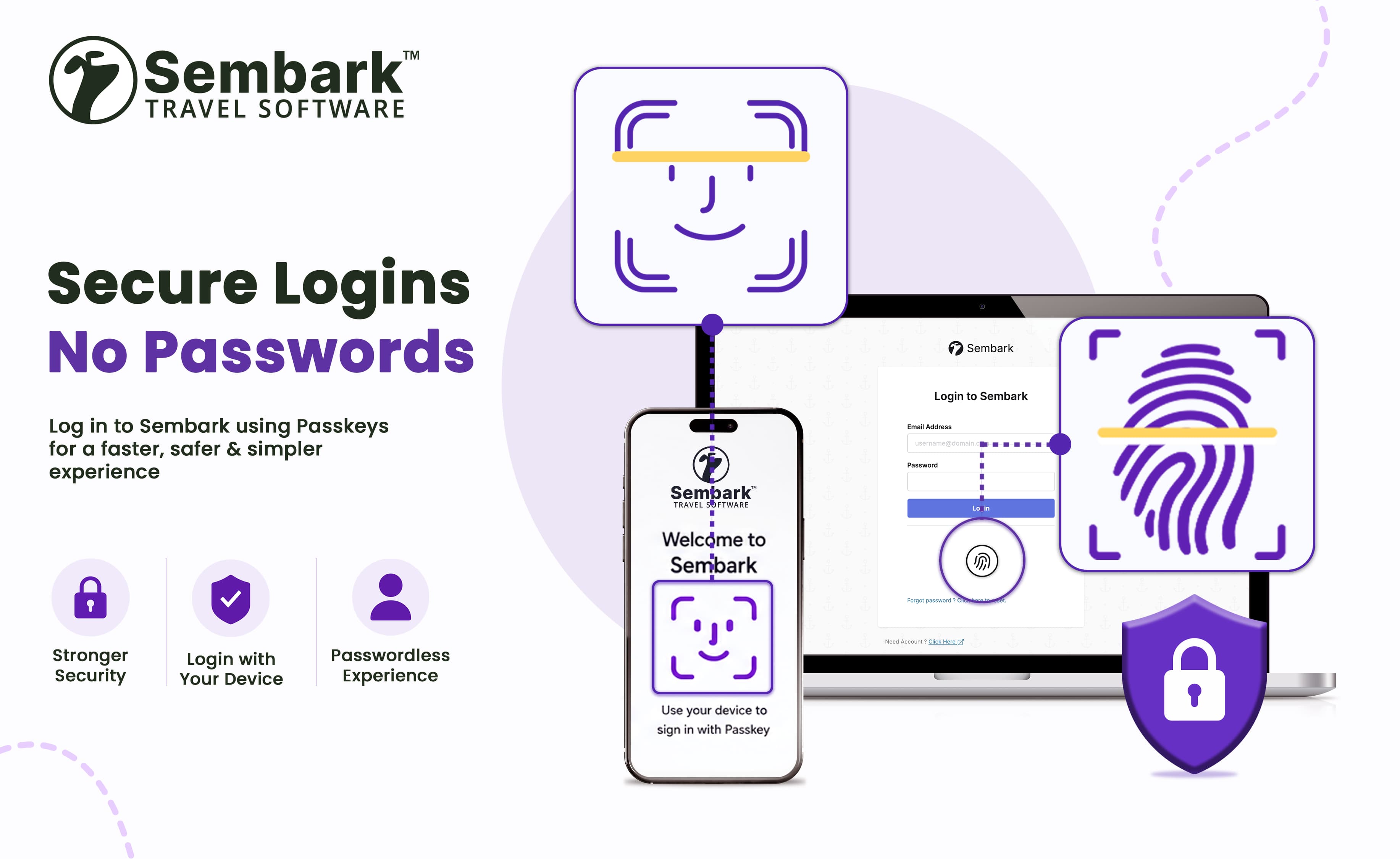 Image Showing the passkey login page