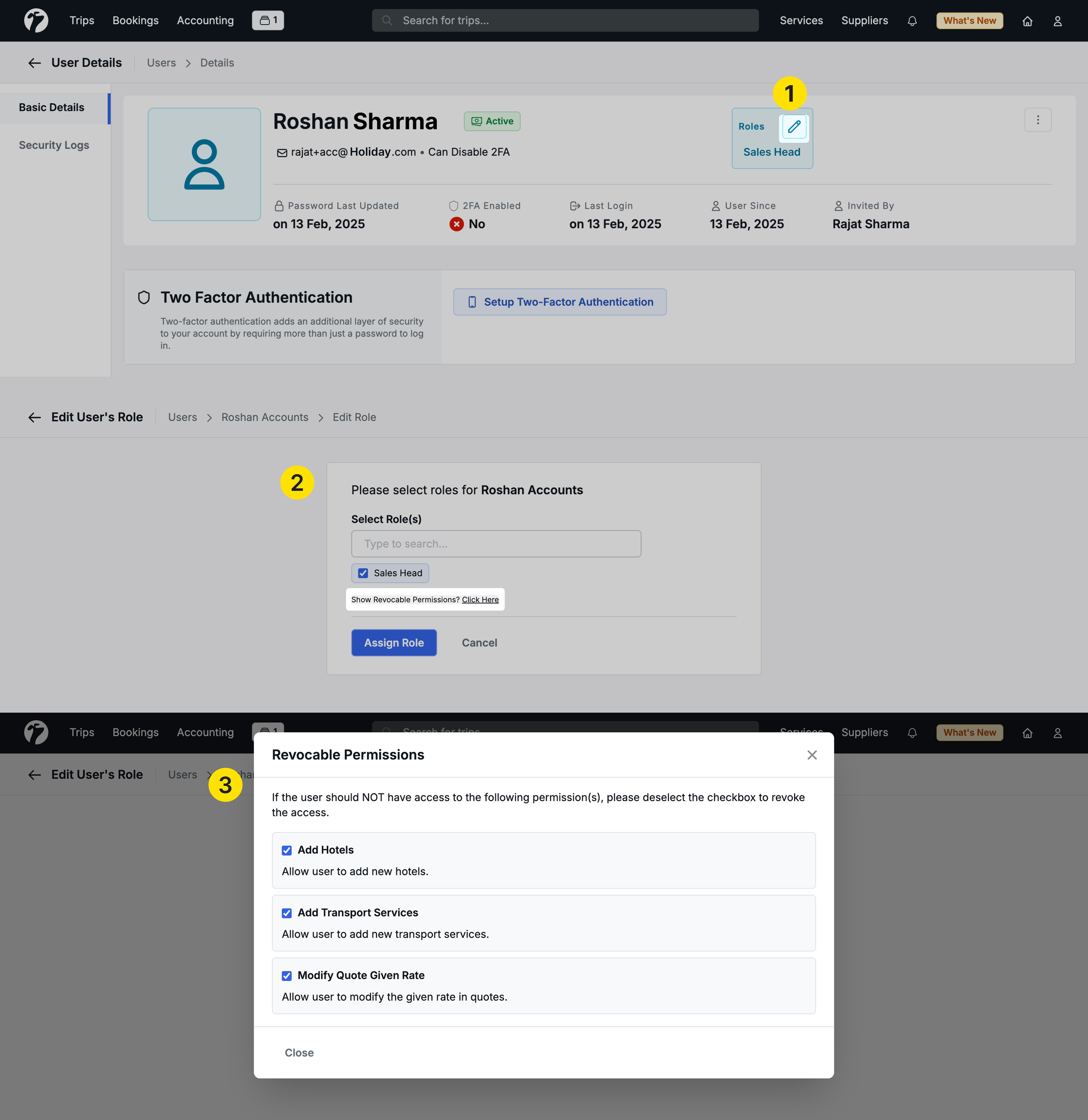 Image showing flow of revocable the permissions